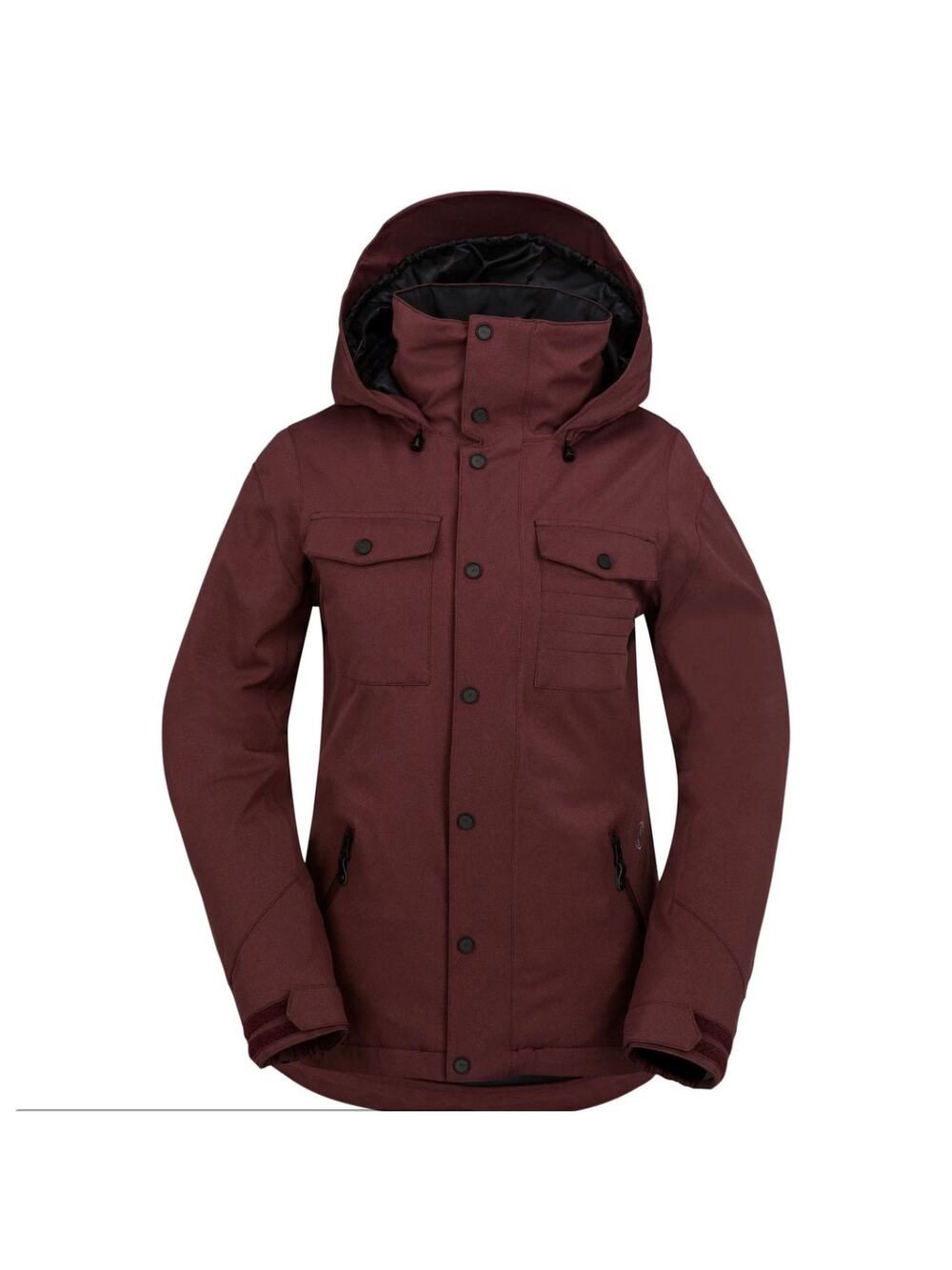 VOLCOM Eagle Insulated Ski Snowboarding Jacket Maroon Red Size Small